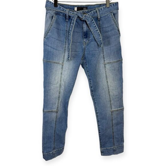 Kut From Kloth Belted Cargo Jeans Size 6 - Picture 1 of 12